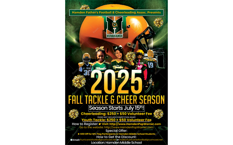 Fall Tackle and Cheerleading - Register Now